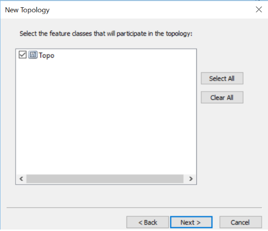 geo database topology